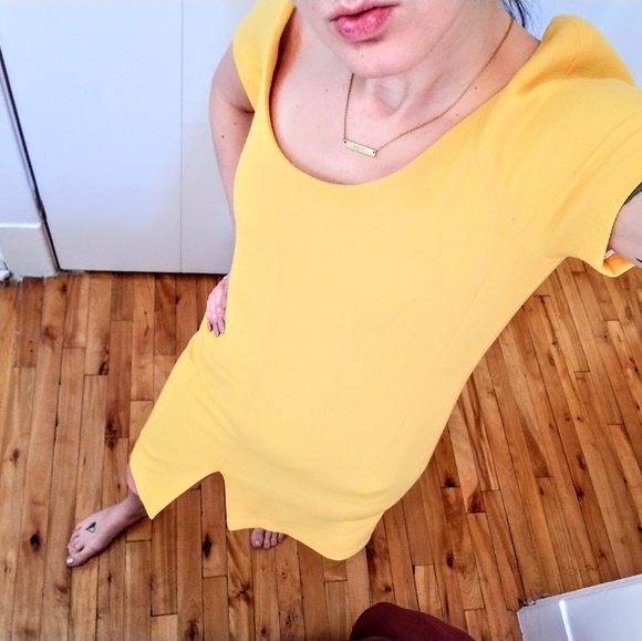 Sunny Yellow Midi Dress - Picture 5 of 7